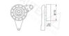 AUTEX 641275 Tensioner Pulley, timing belt